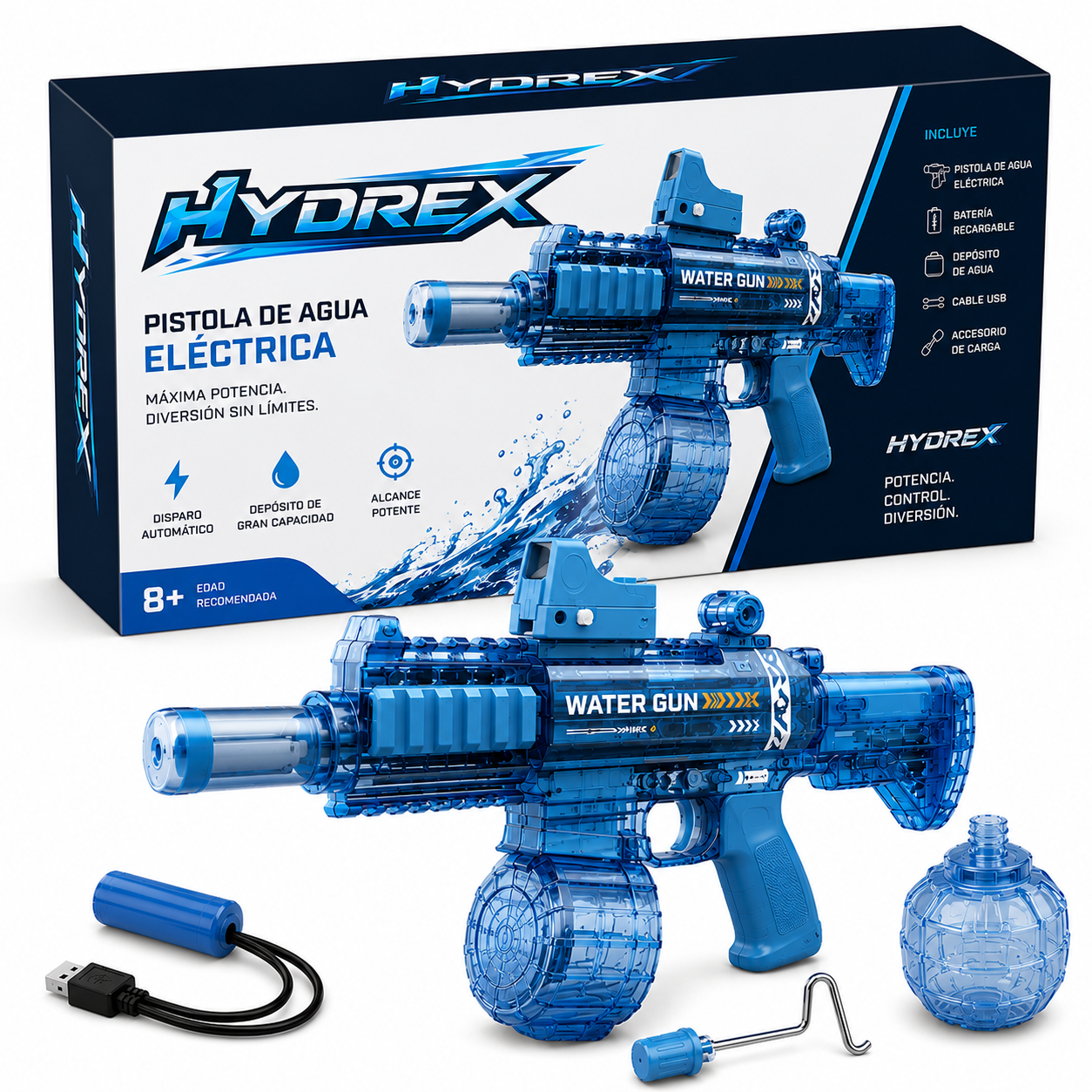 Rifle de Agua Eléctrico