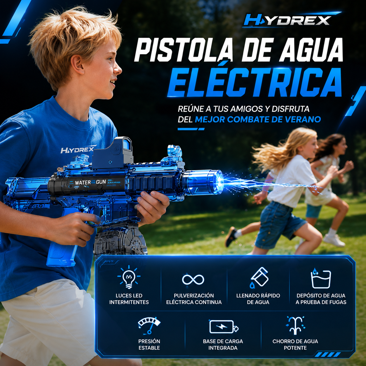 Rifle de Agua Eléctrico