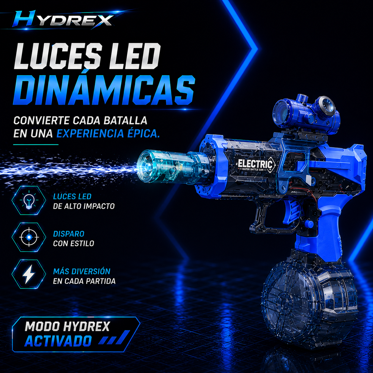 Pistola de Agua Eléctrica