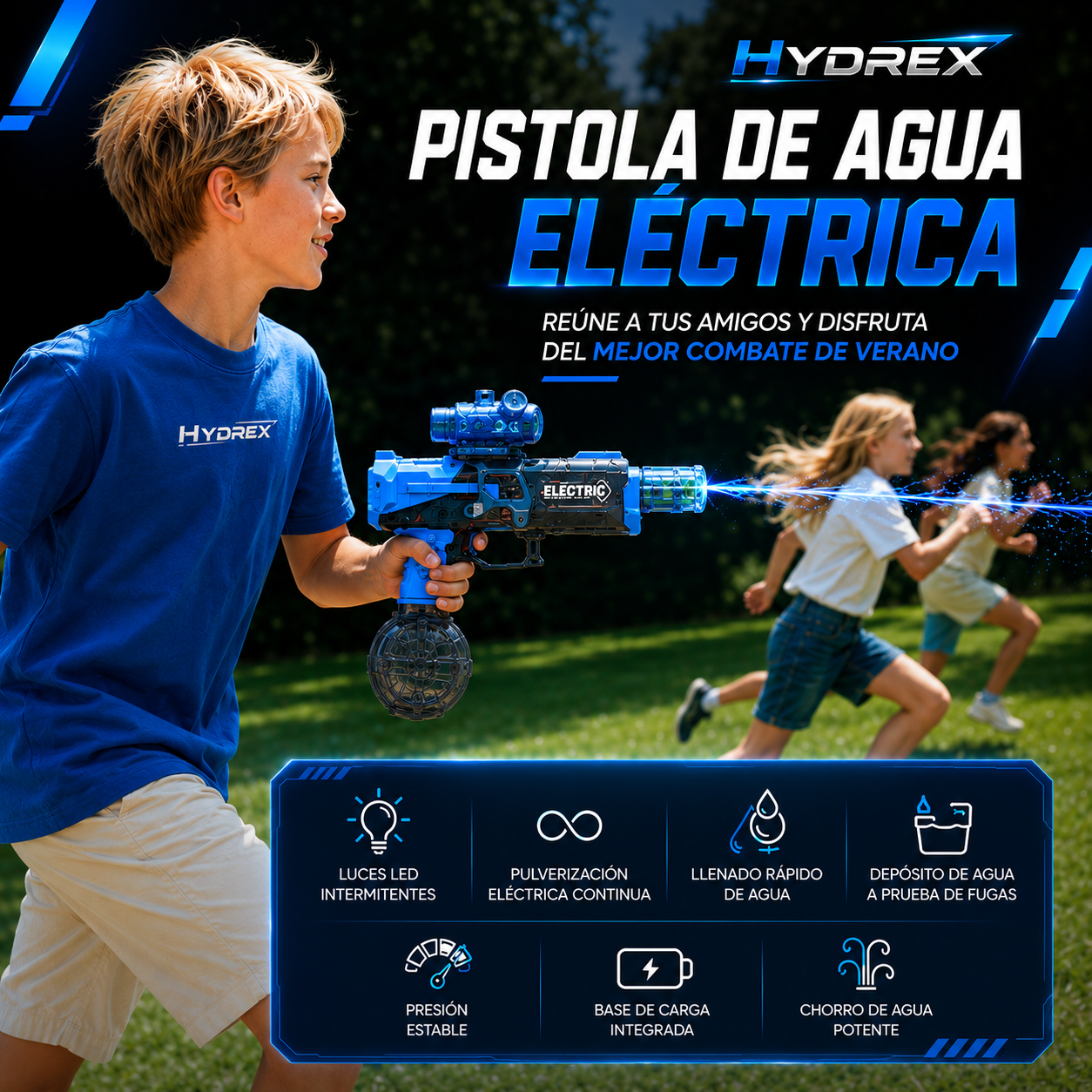 Pistola de Agua Eléctrica